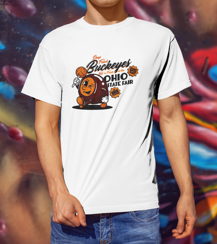 Ohio State Fair Deep Fried Buckeyes Hot'n Fresh Peanut Butter Bliss T-Shirt