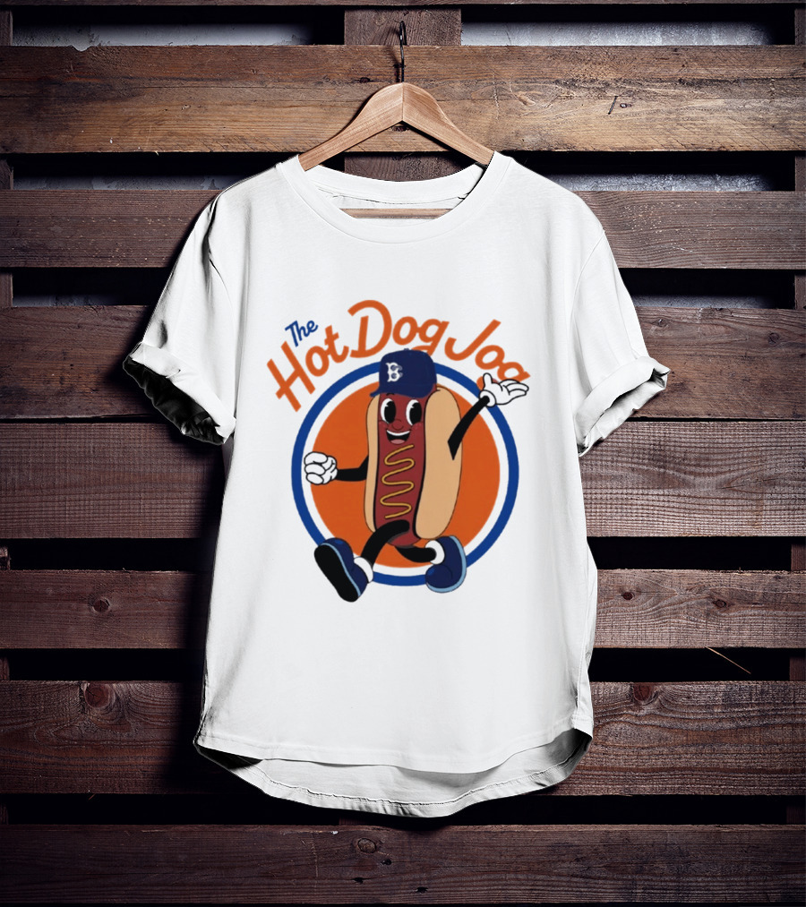 Brooklyn Cyclones The Hot Dog Jog Baseball T-Shirt