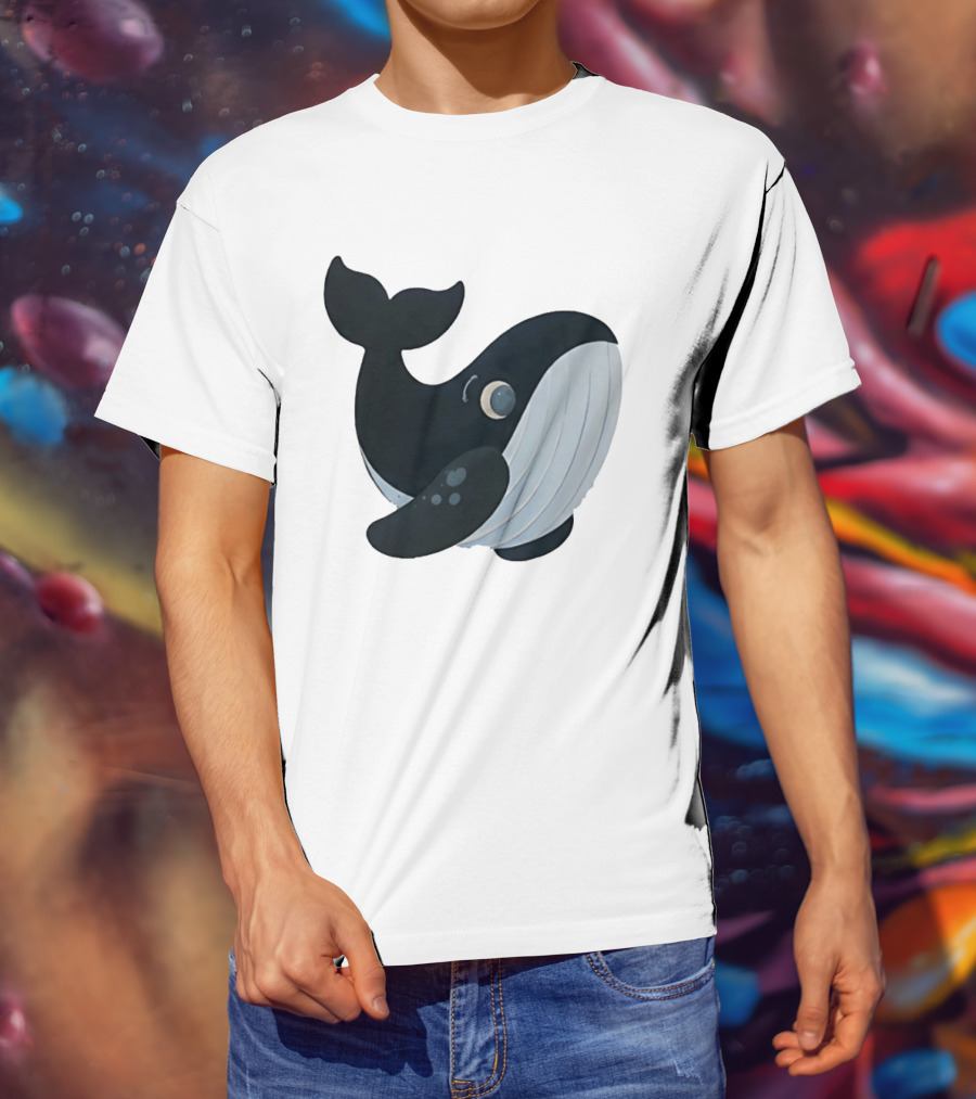 Cocomelon The Movie J.J Whale Cartoon T-Shirt