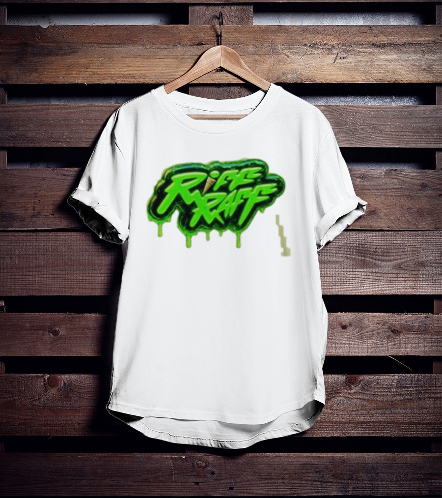 Riff Raff Neon Green Drip T-Shirt