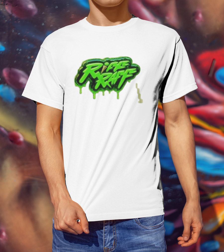 Riff Raff Neon Green Drip T-Shirt