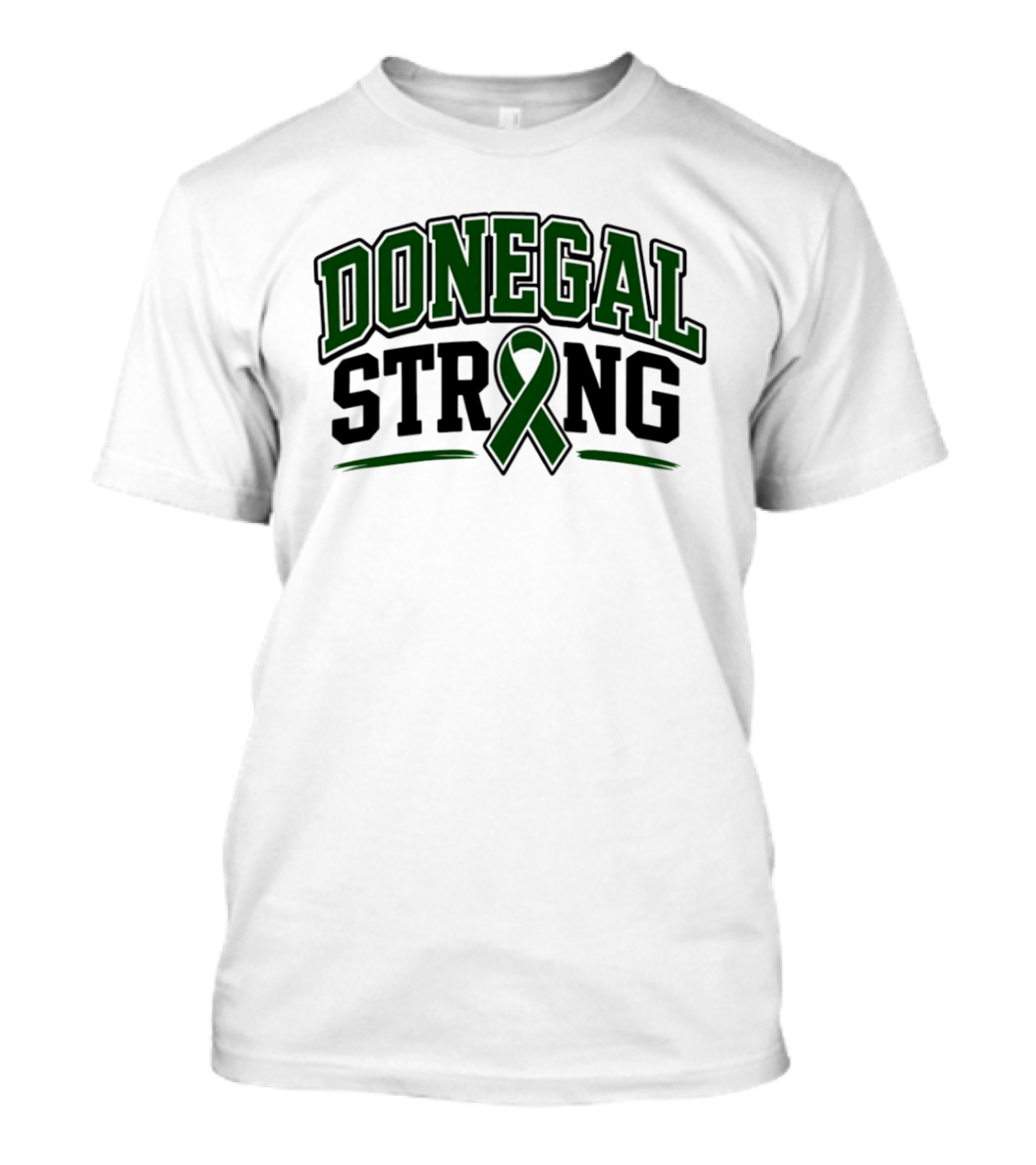 Donegal Strong 2026 Support Awareness Green Ribbon T-Shirt