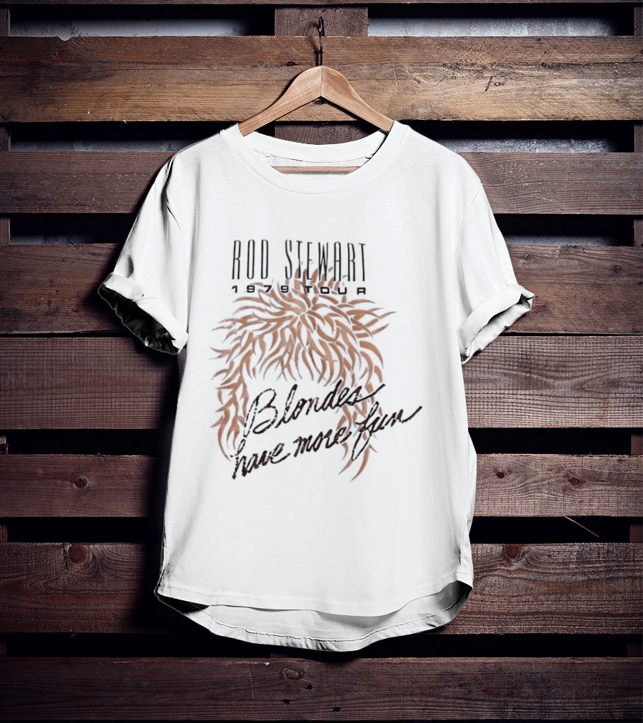 Rod Stewart Blondes Have More Fun 1979 Tour T-Shirt