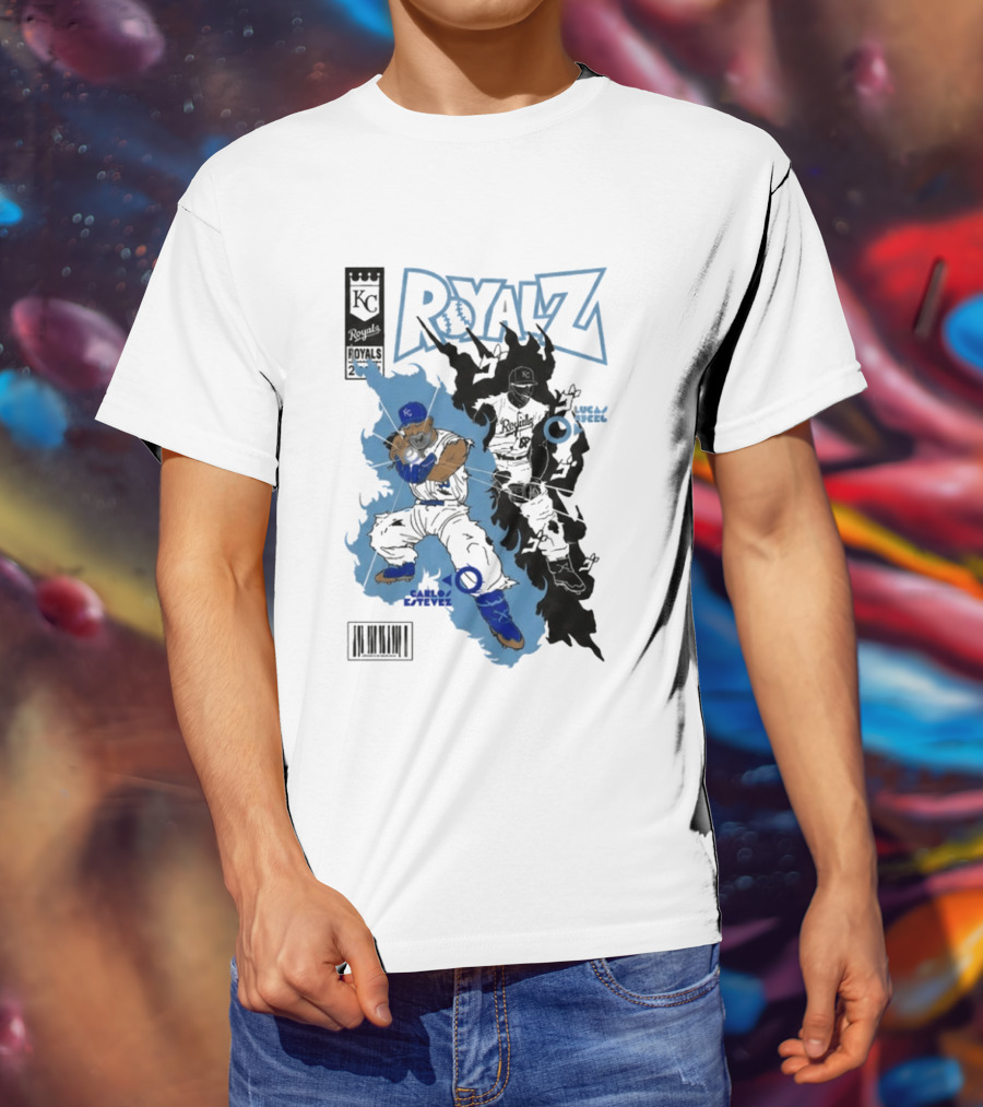 Royals Dragon Kamehameha Baseball Anime T-Shirt