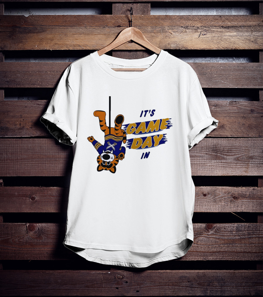 Sabretooth It's Game Day In Buffalo Sabres Hockey T-Shirt