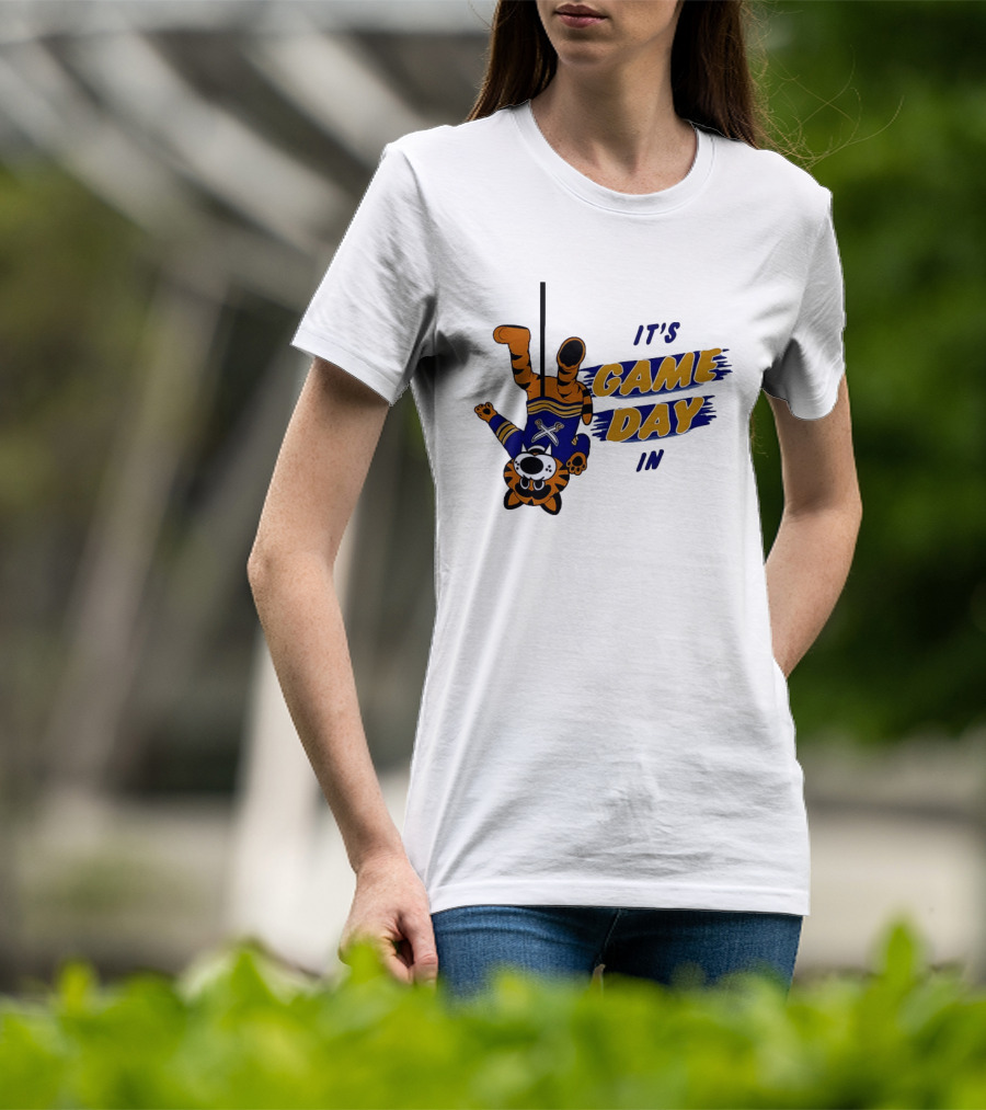 Sabretooth It's Game Day In Buffalo Sabres Hockey T-Shirt