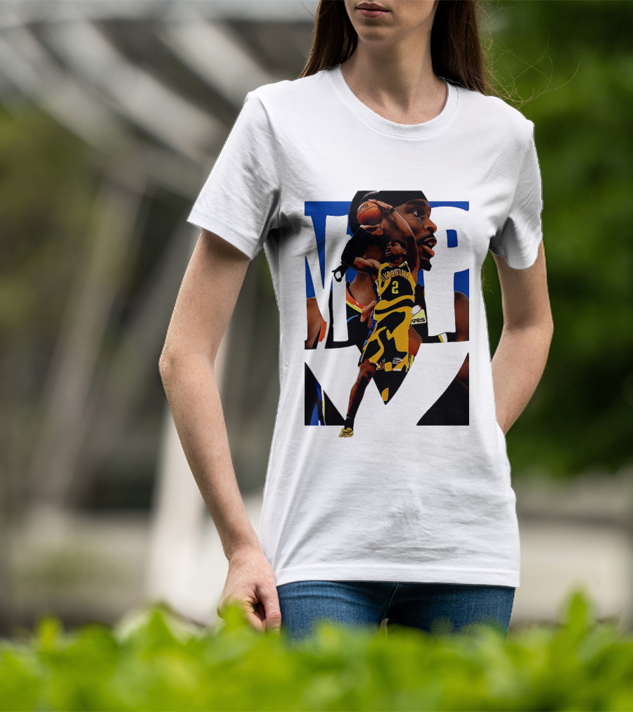 Shai Gilgeous Alexander 2 MVP Oklahoma City Thunder NBA Player Action T-Shirt