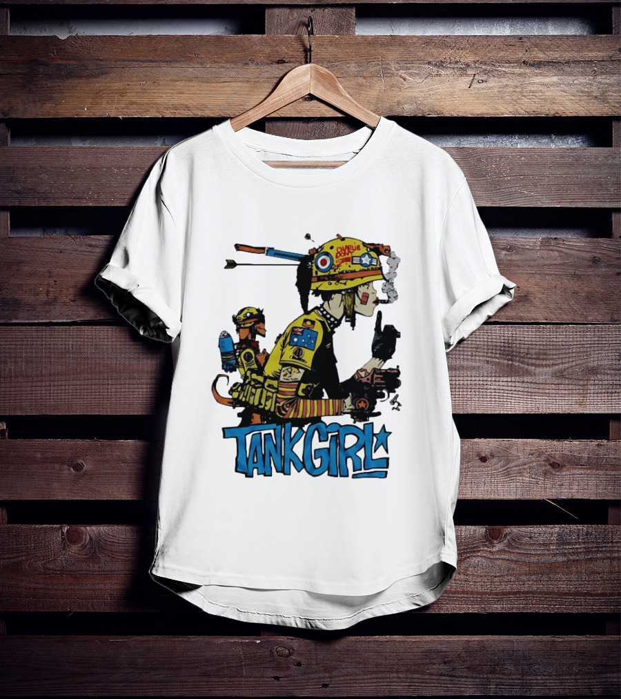 Tank Girl Comic Punk Rock Charlie Don't Surf T-Shirt