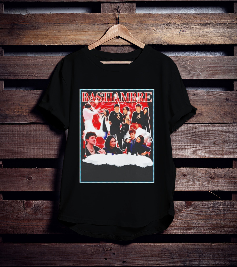 Bastiambre Movie Pop Culture Characters Collage T-Shirt