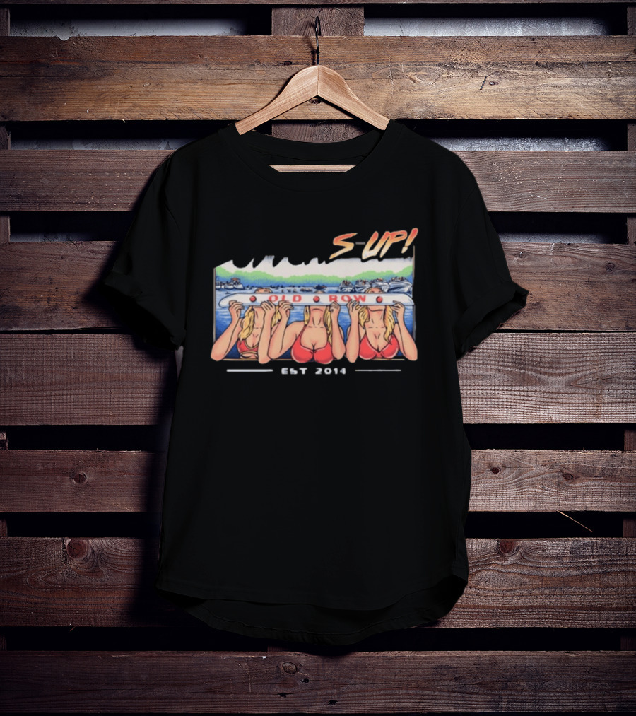 Old Row Shotski Girls S Up EST 2014 T-Shirt