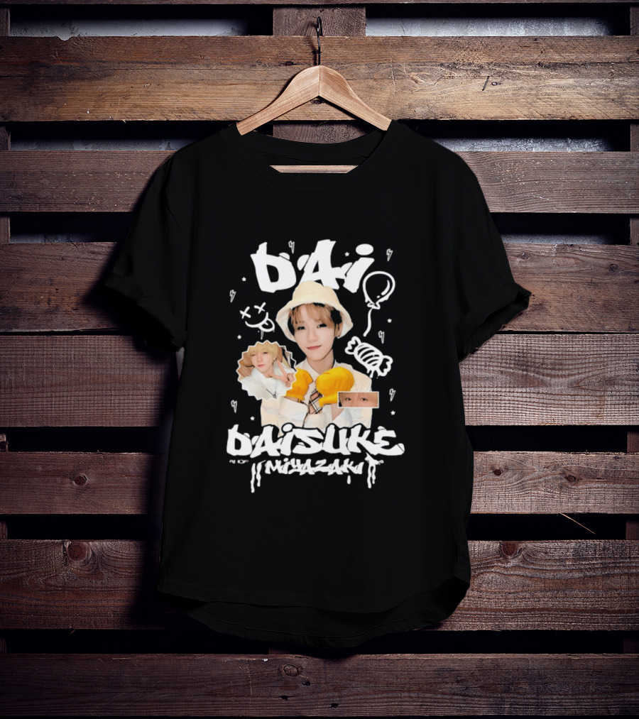 Dai Daisuke Miyazaki AHOF Playful Balloon And Candy T-Shirt