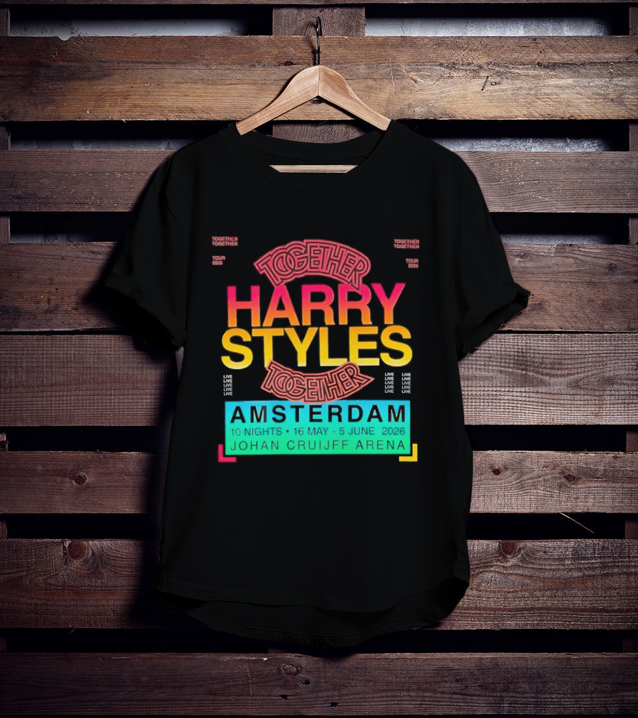 Harry Styles Together Tour 2026 Amsterdam Johan Cruijff Arena T-Shirt