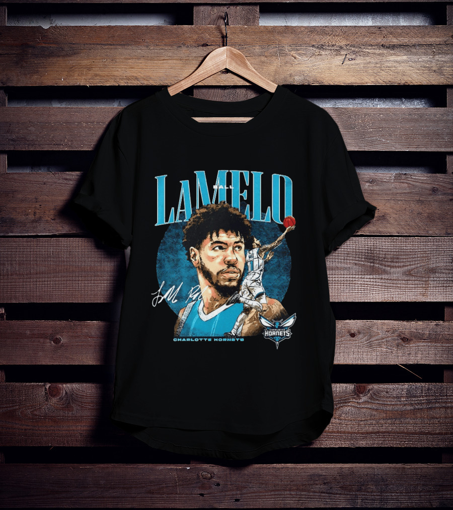 LaMelo Ball Charlotte Hornets NBA 2026 Player Signature Edition T-Shirt