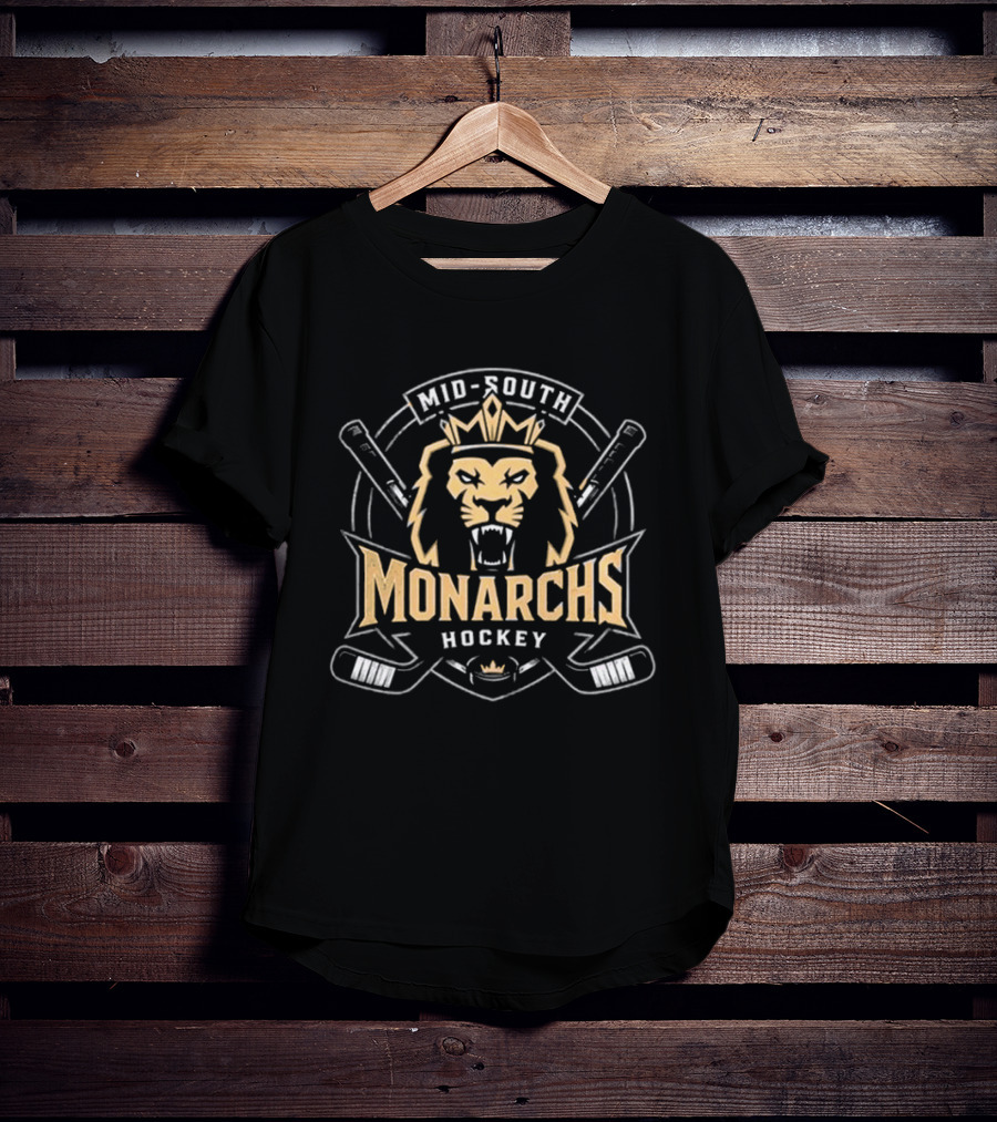 Mid South Monarchs Hockey 2026 Rule The Ice T-Shirt