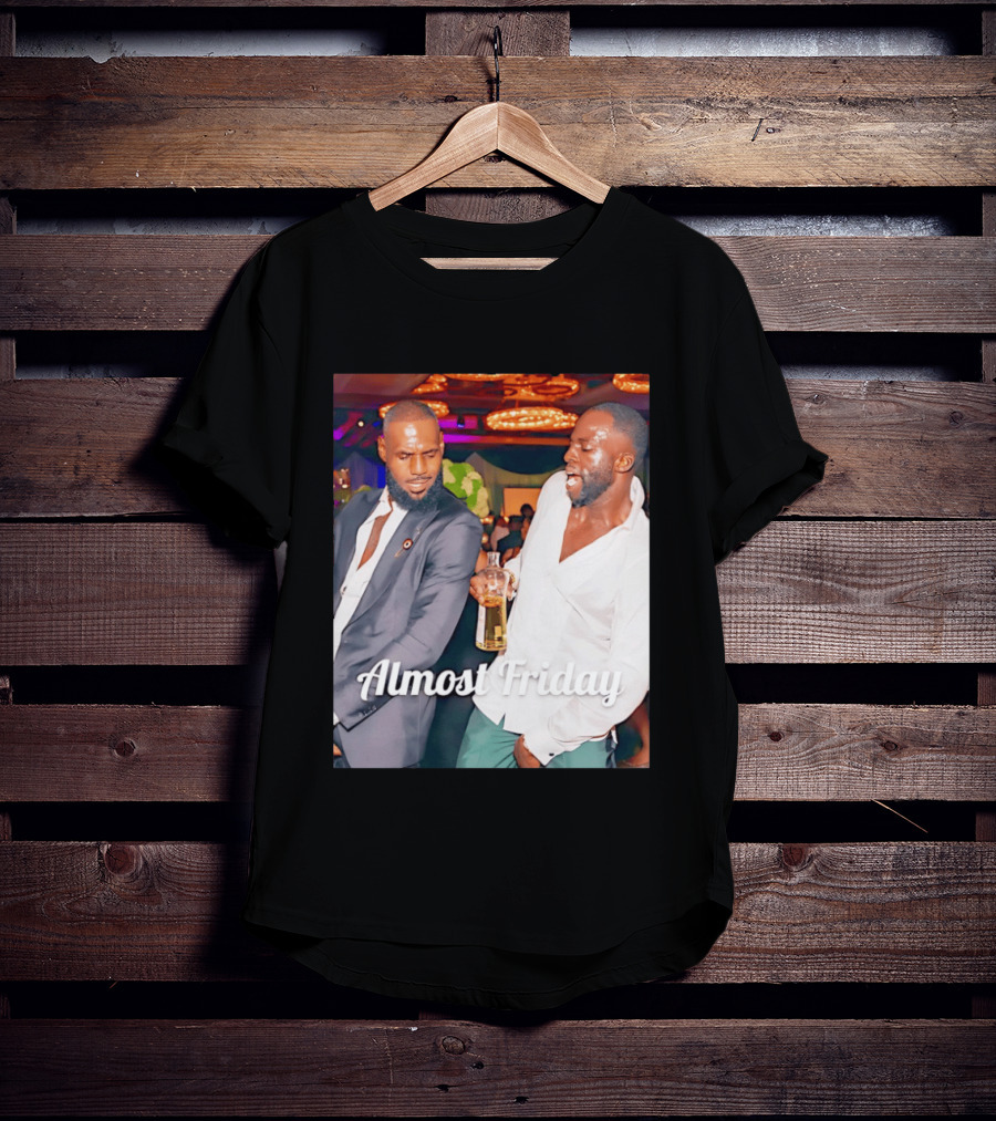 LeBron James Draymond Green Almost Friday Club Scene T-Shirt