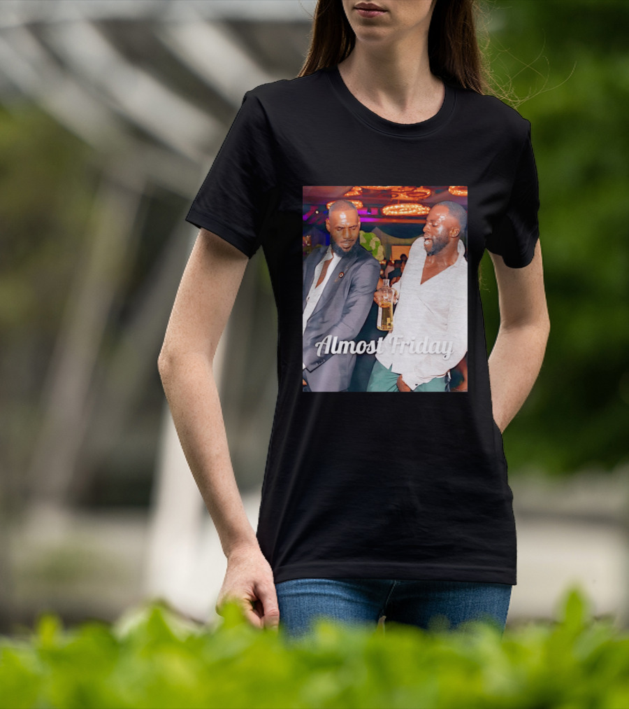 LeBron James Draymond Green Almost Friday Club Scene T-Shirt