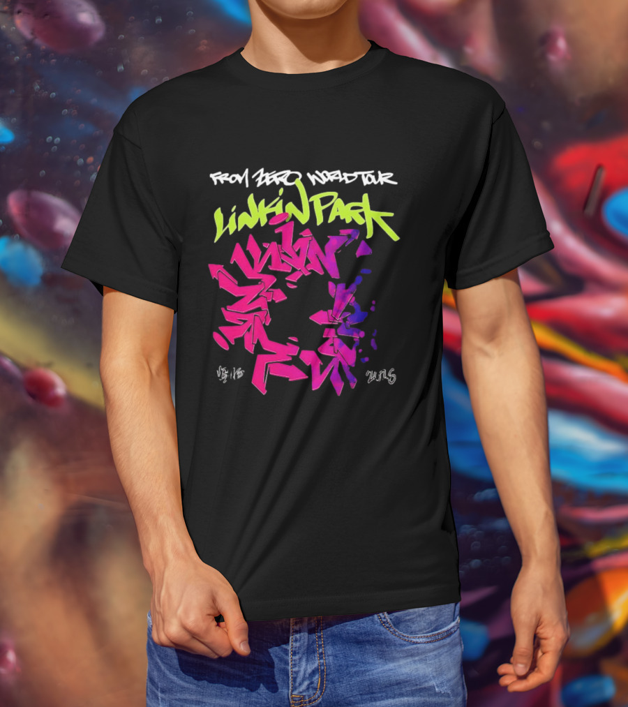 Linkin Park From Zero World Tour 2026 Graffiti T-Shirt