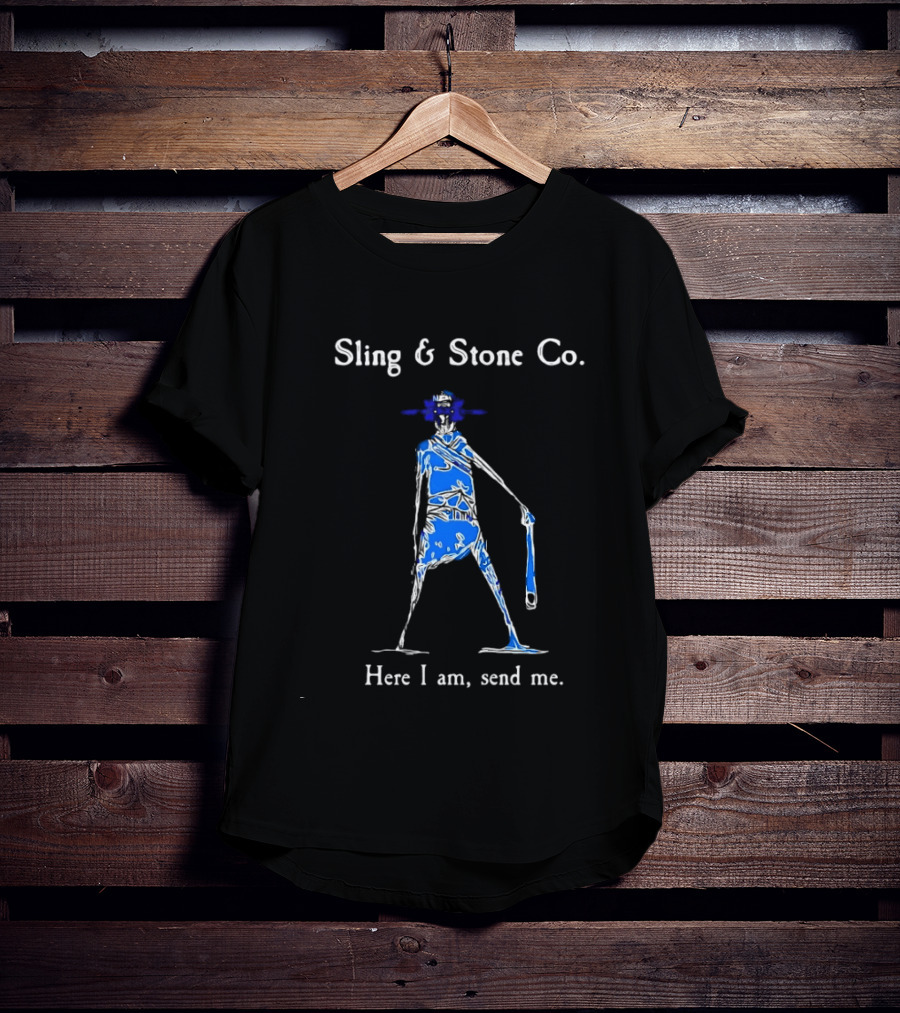 Sling And Stone Co Here I Am Send Me T-Shirt