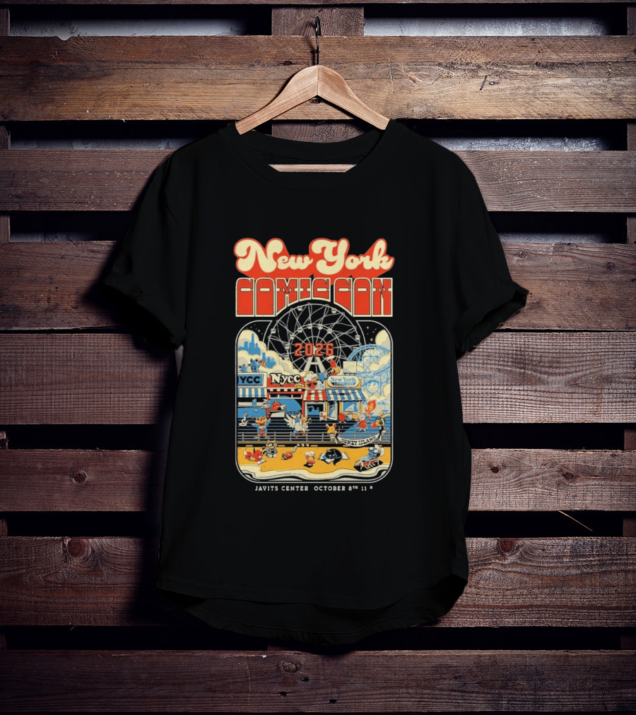 New York Comic Con 2026 Coney Island Javits Center October 8 To 11 T-Shirt