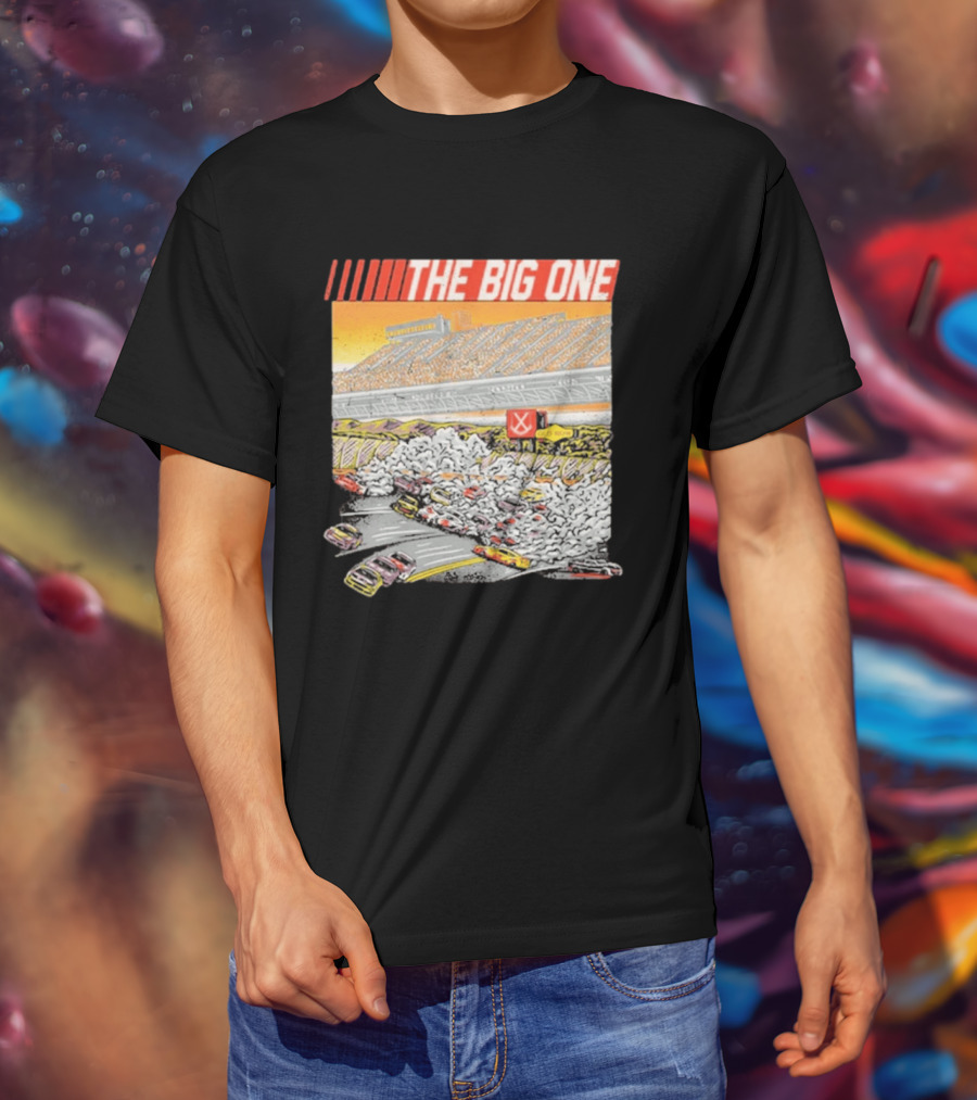 The Big One Old Brook NASCAR Racing Scene T-Shirt