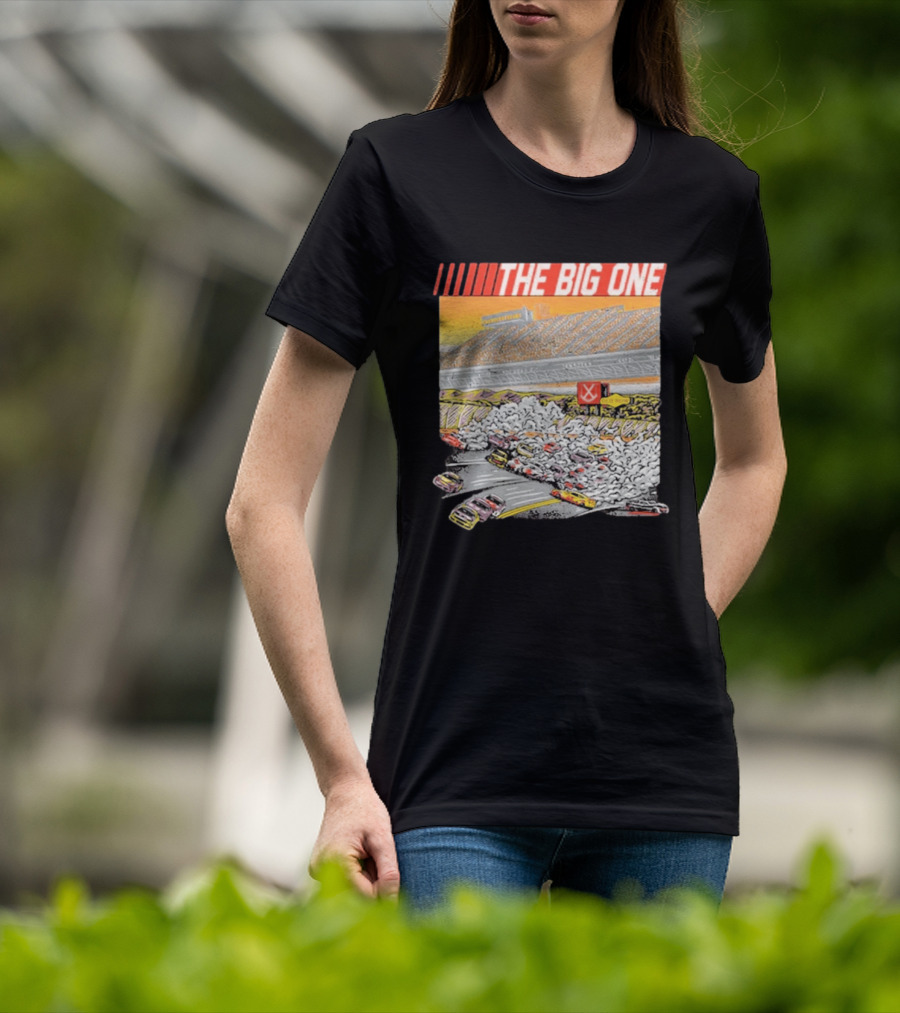 The Big One Old Brook NASCAR Racing Scene T-Shirt