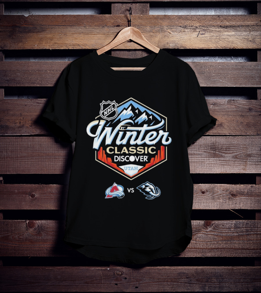 NHL Winter Classic Discover Utah 2027 Colorado Avalanche Vs Utah Mammoth T-Shirt