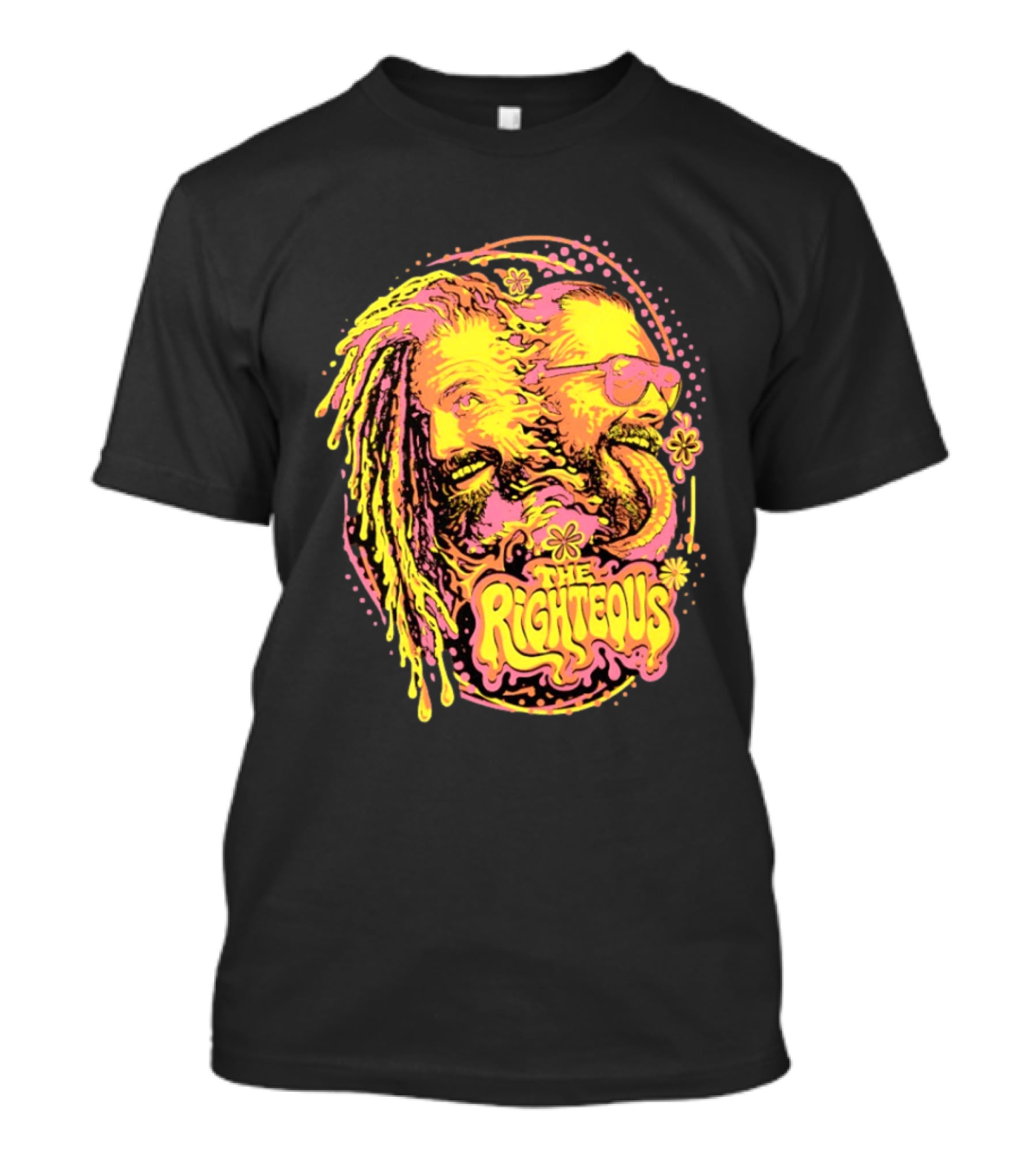 The Righteous Psychedelic Neon Fusion T-Shirt