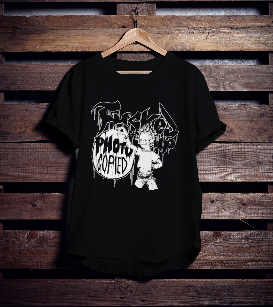 F'd Up Photocopied Undercover SS01 Graffiti Style Punk T-Shirt