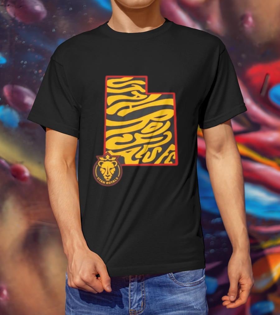 Utah Royals FC Groovy State Lion T-Shirt