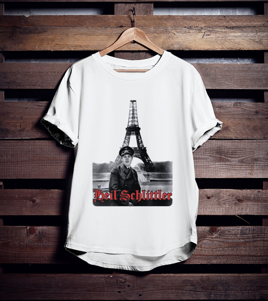 Adolf Hitler X Eiffel Tower Heil Schlittler T-Shirt