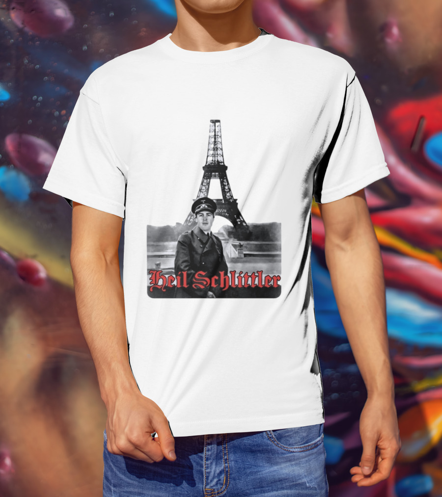 Adolf Hitler X Eiffel Tower Heil Schlittler T-Shirt