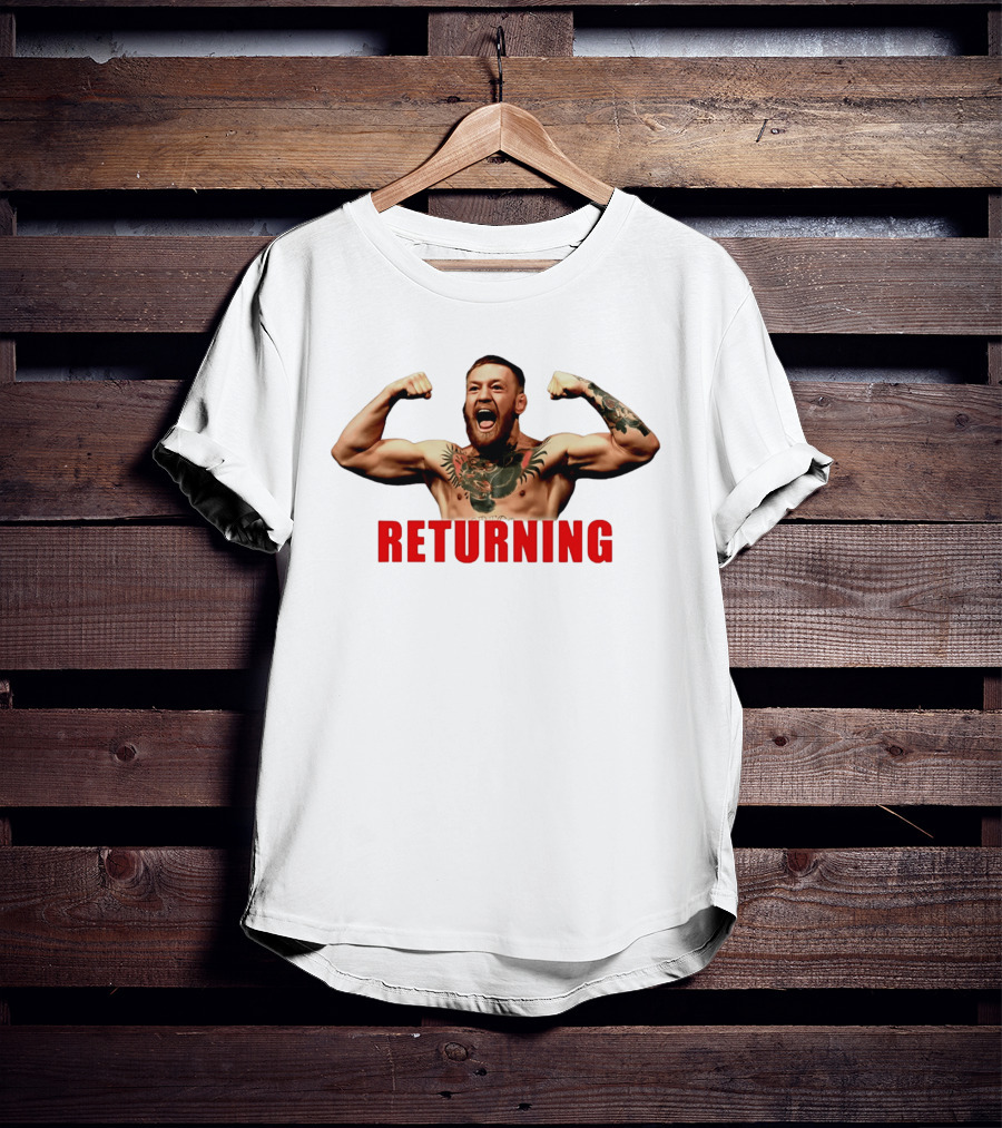 Returning Conor McGregor 2026 UFC Champion T-Shirt