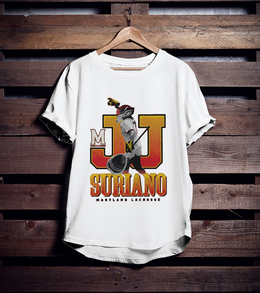 JJ Suriano Maryland Lacrosse M Sports Team T-Shirt
