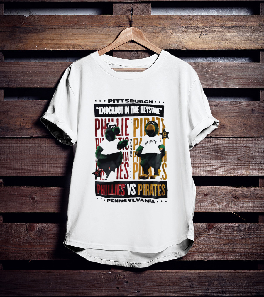 Pittsburgh Knockout In The Keystone Phillies Vs Pirates Pennsylvania T-Shirt