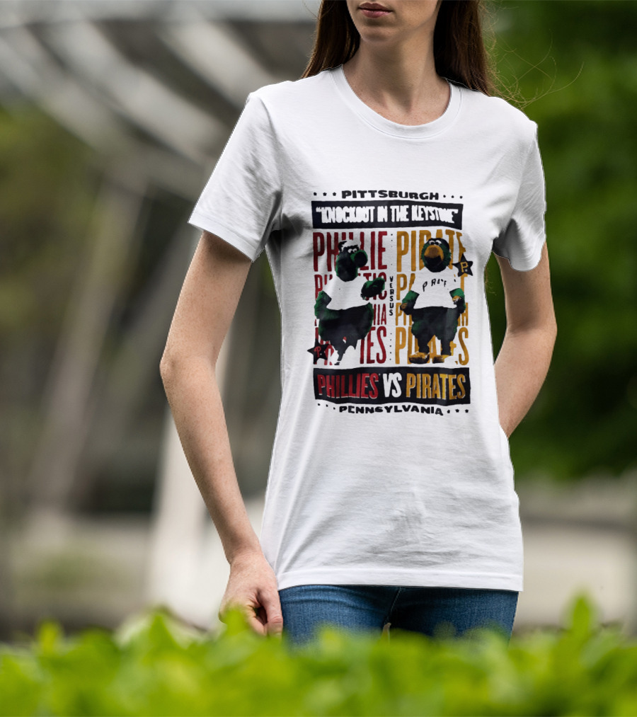 Pittsburgh Knockout In The Keystone Phillies Vs Pirates Pennsylvania T-Shirt