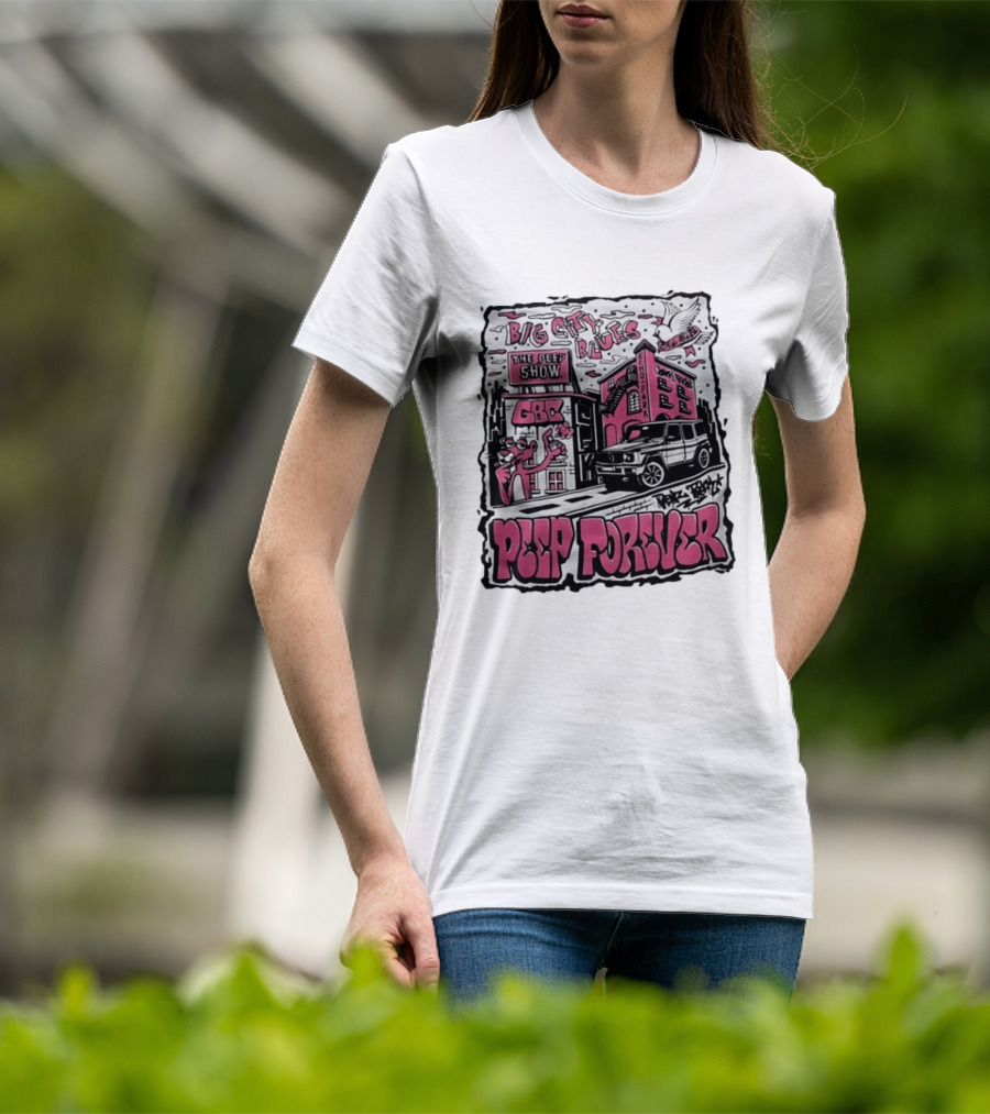 Big City Blues Peep Show Peep Forever Pink Panther GBC Park Avenue T-Shirt