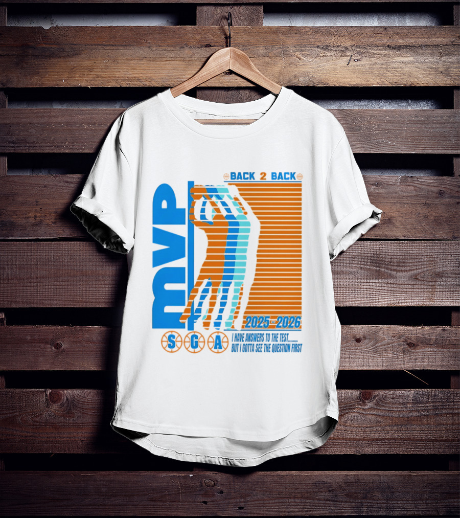 MVP Back 2 Back 2025 2026 SGA T-Shirt