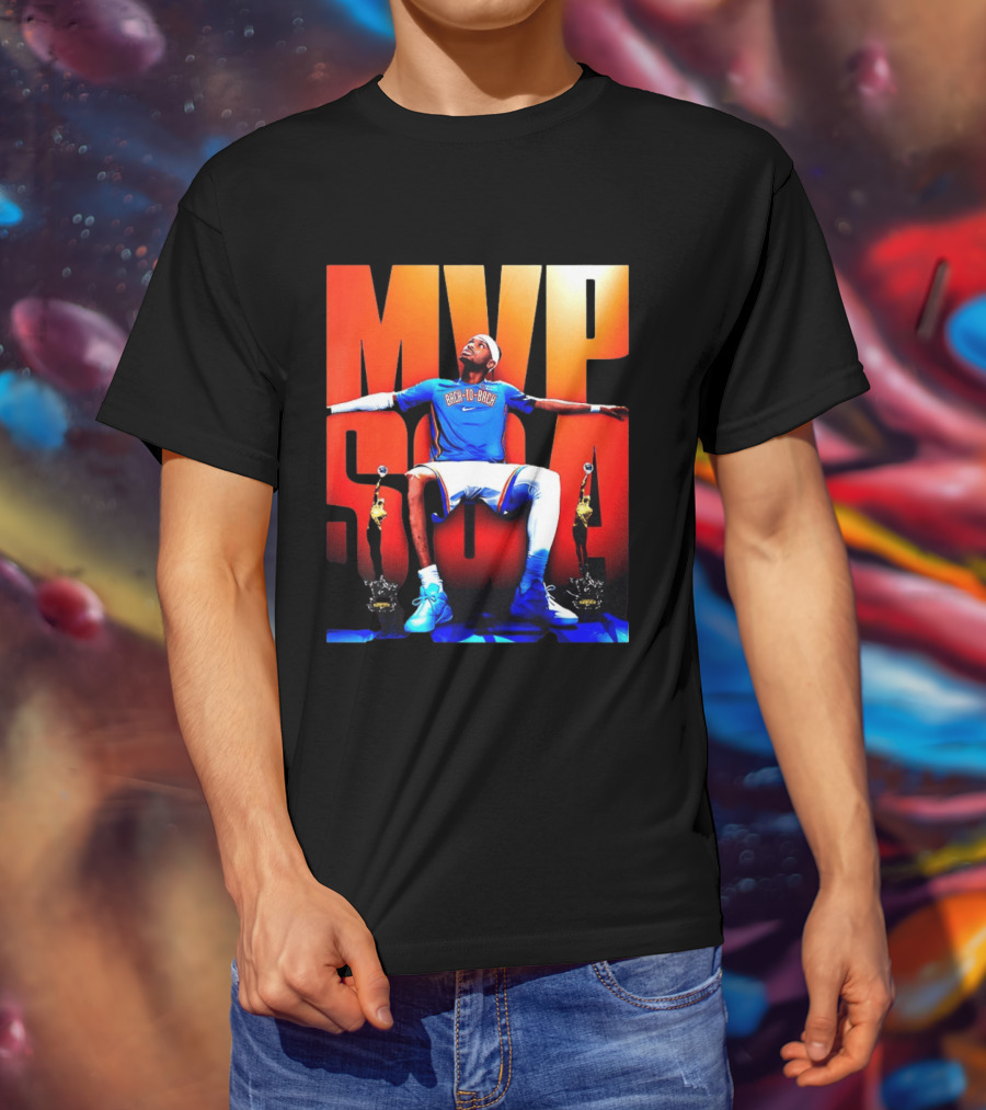 Back To Back MVP Shai Gilgeous Alexander 2026 SGA NBA T-Shirt
