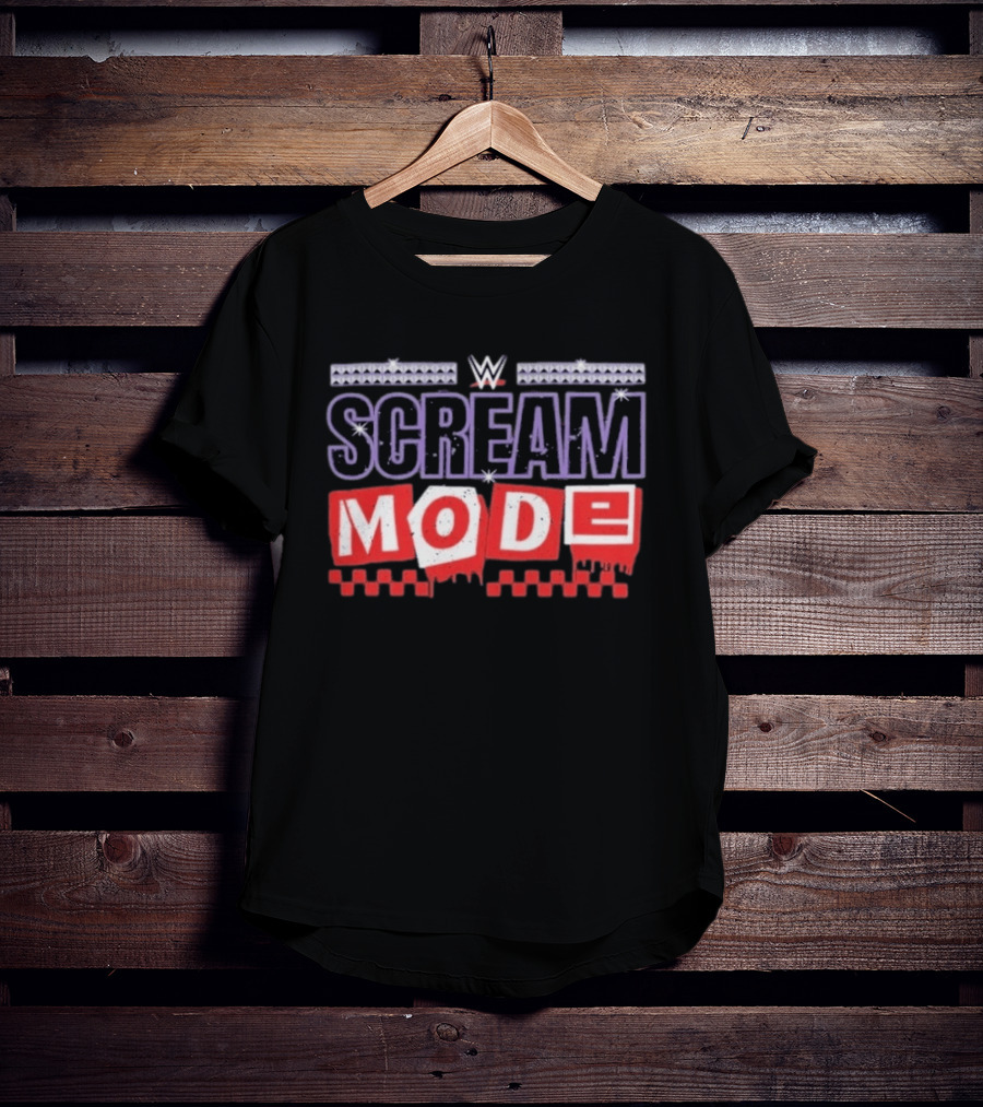 WWE Scream Mode Paige Brie Bella T-Shirt