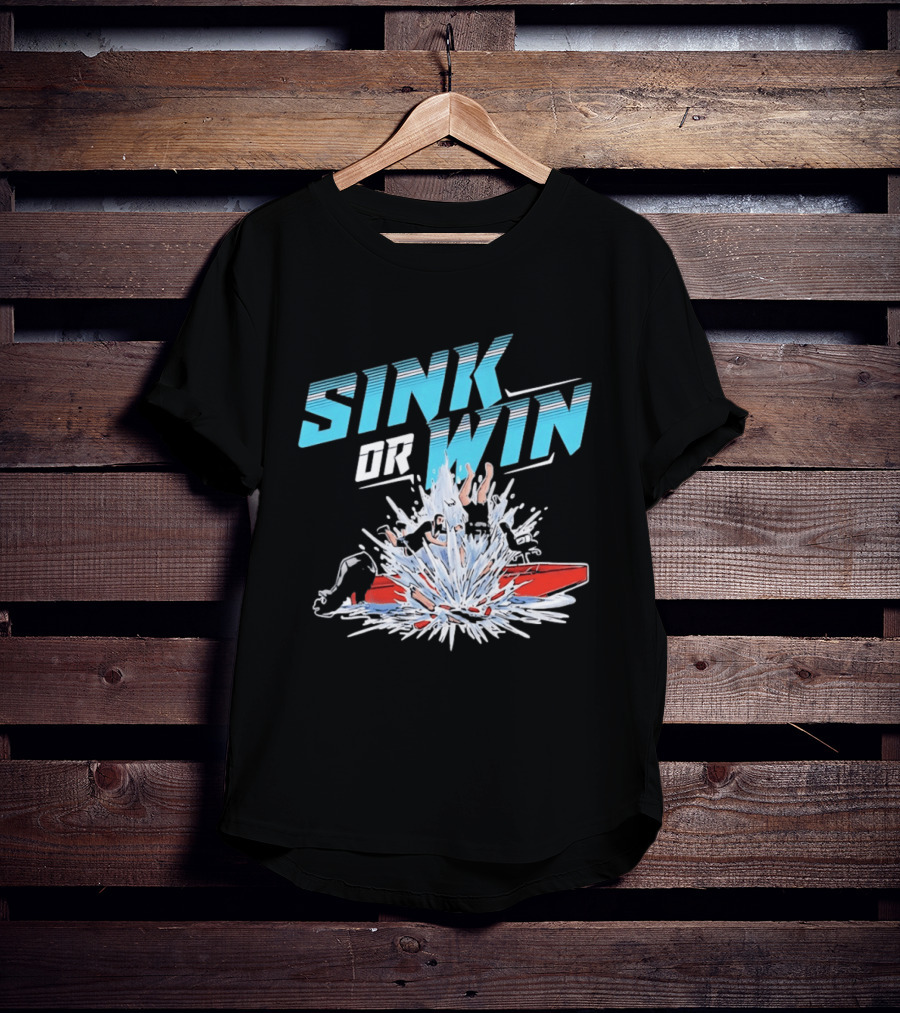 Cleetus McFarland Jackstand Jimmy Sink Or Win Splashing Red Boat T-Shirt