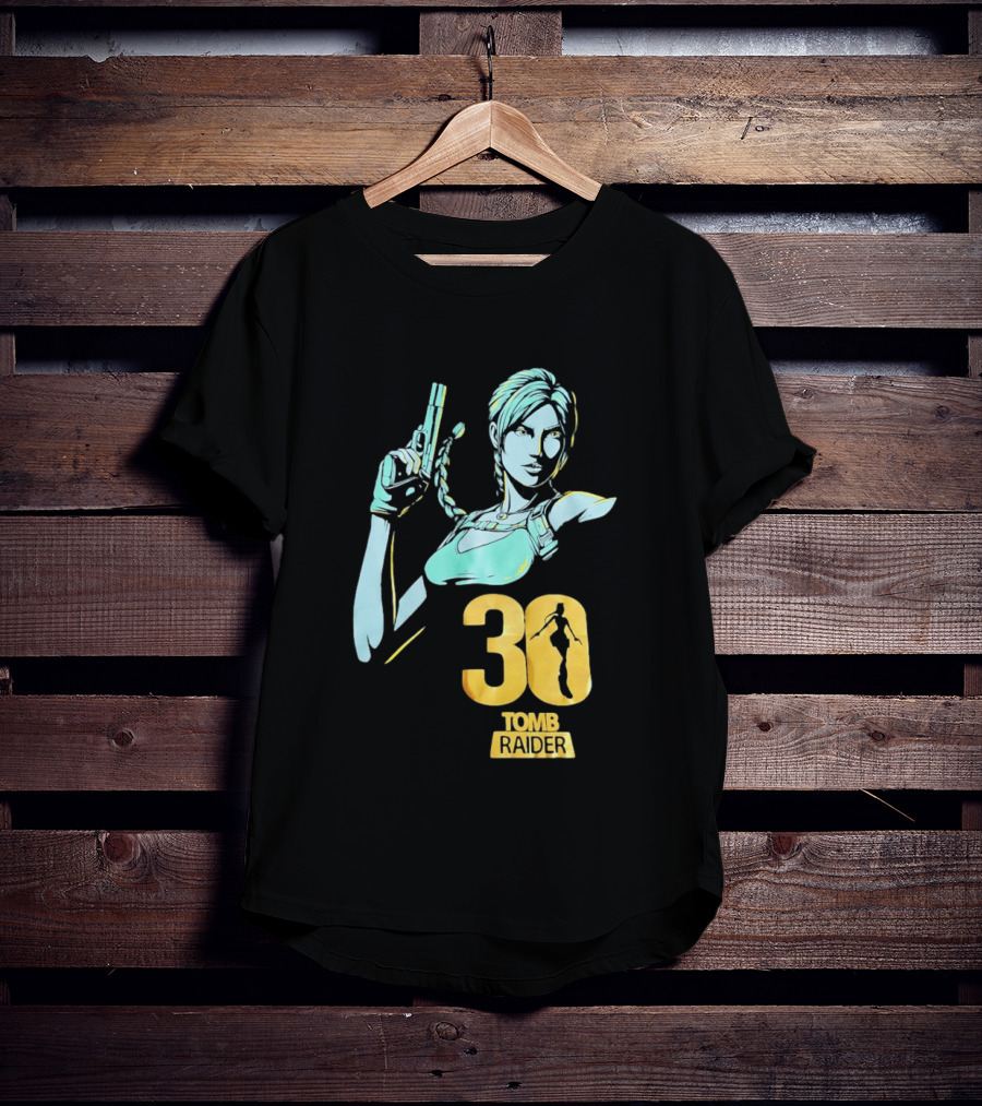 Lara Croft 30 Years Tomb Raider Anniversary T-Shirt