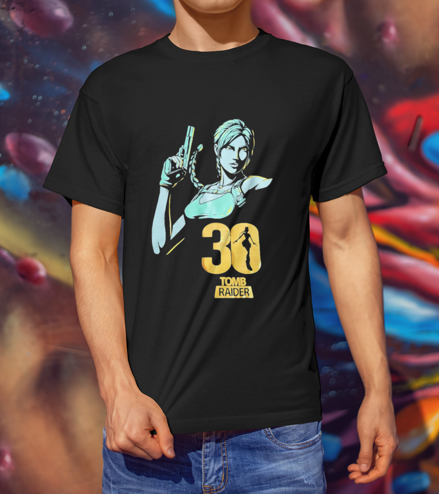 Lara Croft 30 Years Tomb Raider Anniversary T-Shirt