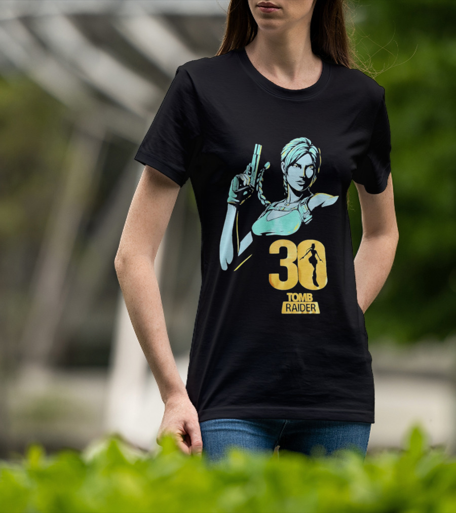 Lara Croft 30 Years Tomb Raider Anniversary T-Shirt
