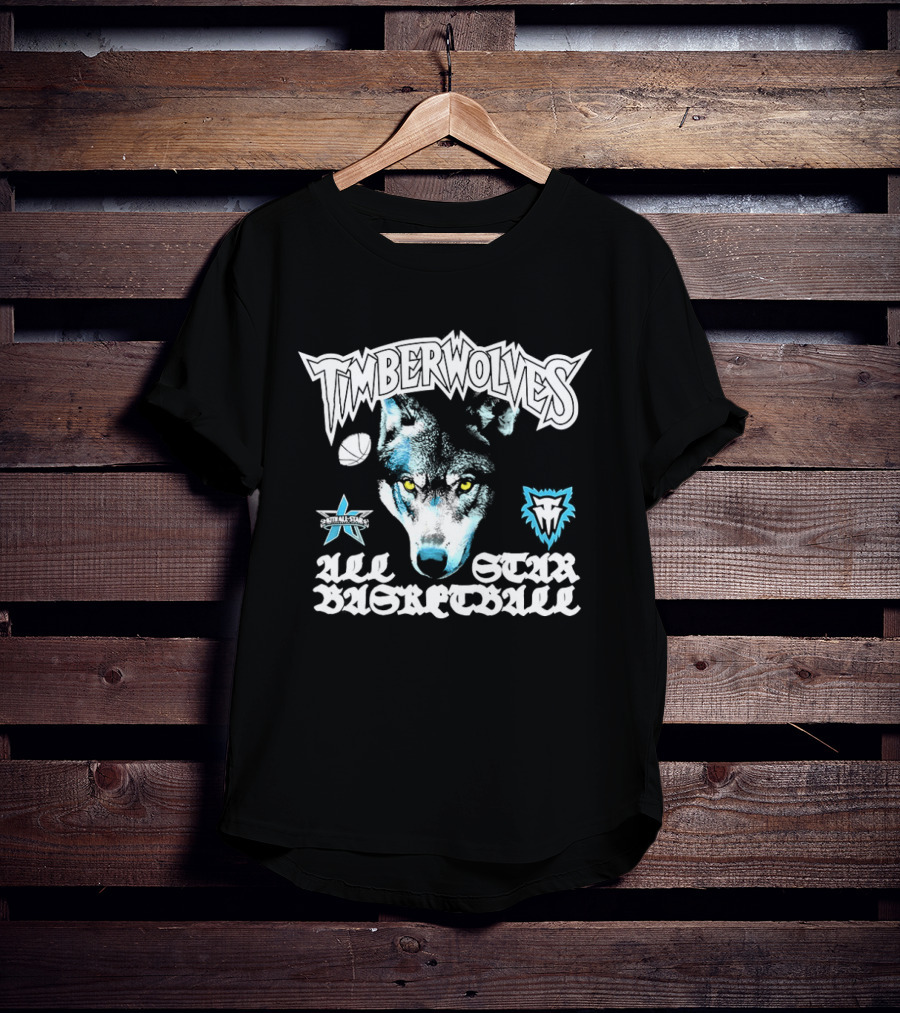 Timberwolves All Star Basketball Minnesota Wolf T-Shirt