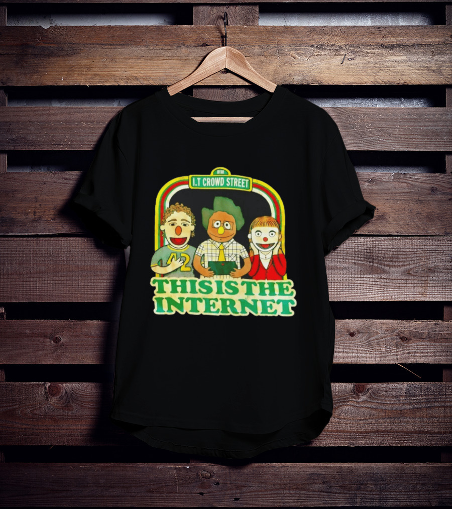 The IT Crowd Street This Is The Internet 0118 Muppet T-Shirt