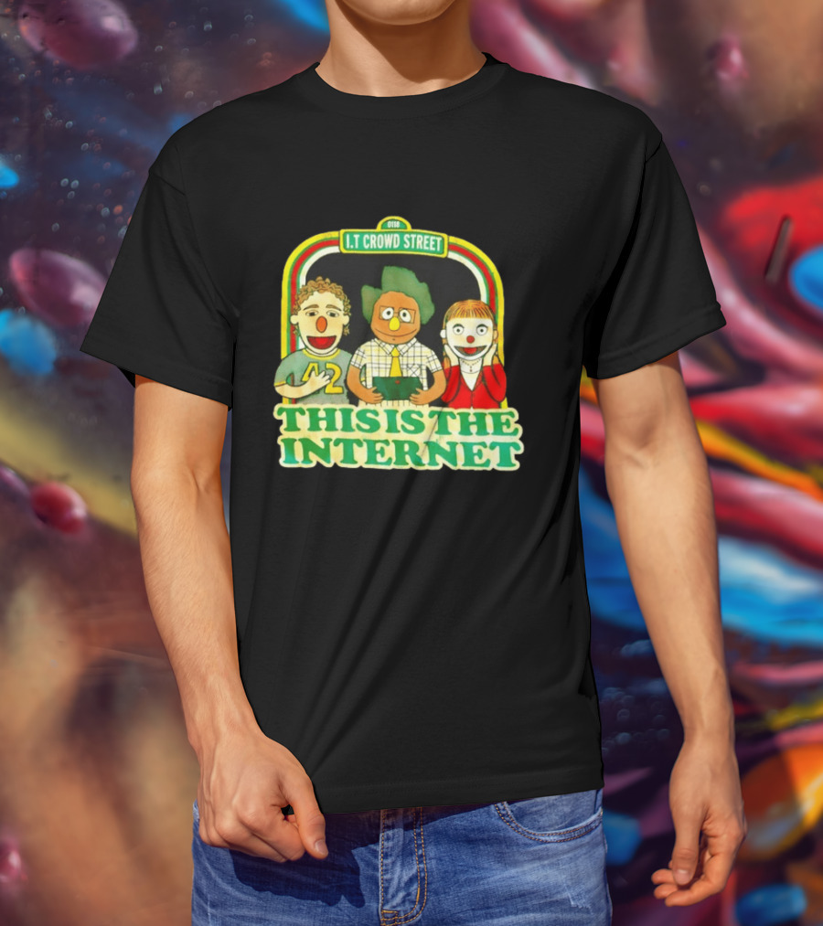 The IT Crowd Street This Is The Internet 0118 Muppet T-Shirt