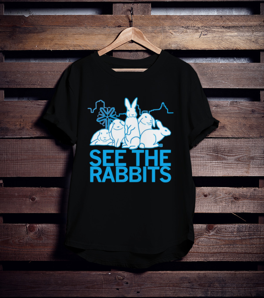 See The Rabbits Blue Bunny T-Shirt