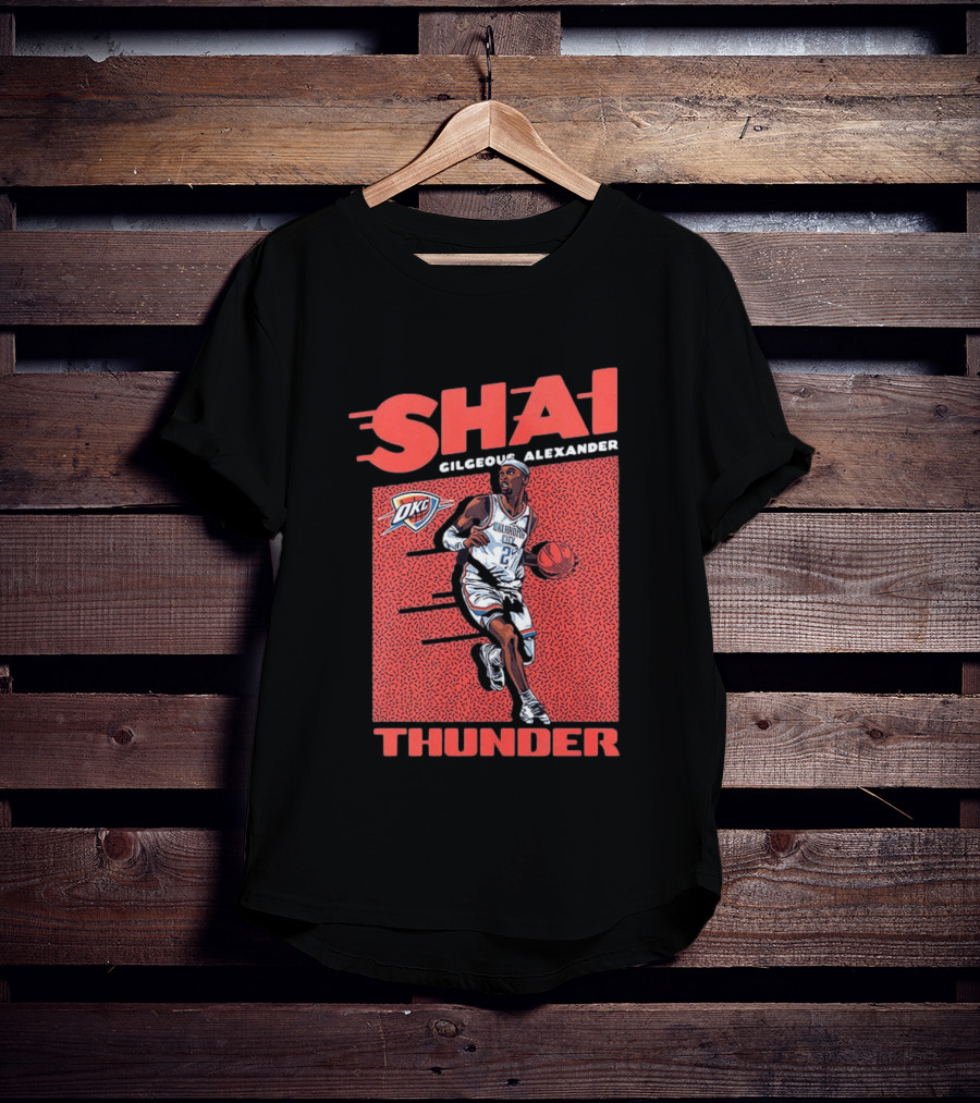 OKC Thunder Shai Gilgeous Alexander 2 Basketball MVP T-Shirt