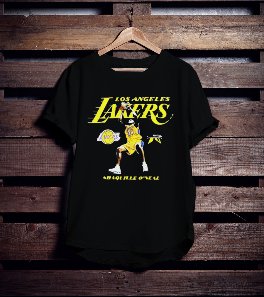 Los Angeles Lakers Shaquille O'Neal NBA 34 All Star T-Shirt
