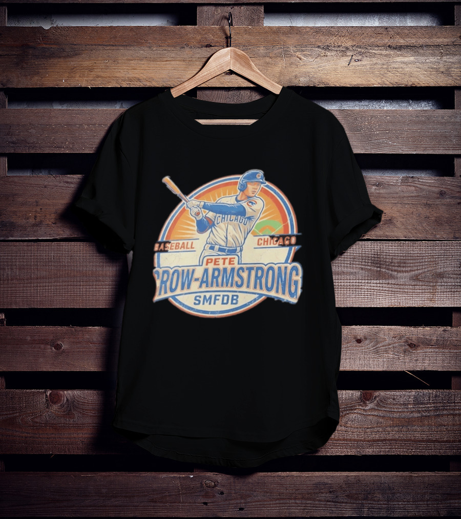 Pete Crow Armstrong Baseball Chicago Cubs SMFDB T-Shirt